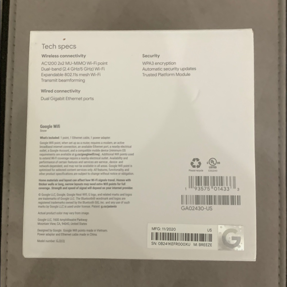 Google Wi-Fi Mesh Router - Picture 13 of 13